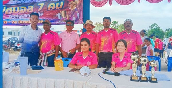 วันอังคารที่ ๒๑ มีนาคม ๒๕๖๖ประธานพิธีเปิดการแข่งขันกีฬาสานสัมพันธ์ตำบลนาท่ามเหนือ ประจำปี พ.ศ.2566